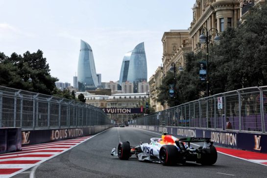 Liam Lawson (NZL) Racing Bulls VCARB 02.
19.09.2025. Formula 1 World Championship, Rd 17, Azerbaijan Grand Prix, Baku Street Circuit, Azerbaijan, Practice Day.
- www.xpbimages.com, EMail: requests@xpbimages.com © Copyright: Charniaux / XPB Images