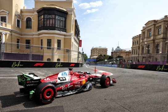 Charles Leclerc (MON) Ferrari SF-25.
19.09.2025. Formula 1 World Championship, Rd 17, Azerbaijan Grand Prix, Baku Street Circuit, Azerbaijan, Practice Day.
- www.xpbimages.com, EMail: requests@xpbimages.com © Copyright: Bearne / XPB Images