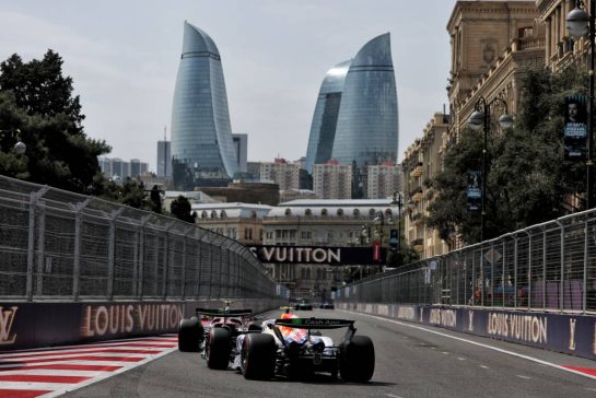 Liam Lawson (NZL) Racing Bulls VCARB 02.
19.09.2025. Formula 1 World Championship, Rd 17, Azerbaijan Grand Prix, Baku Street Circuit, Azerbaijan, Practice Day.
- www.xpbimages.com, EMail: requests@xpbimages.com © Copyright: Charniaux / XPB Images