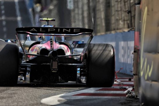 Franco Colapinto (ARG) Alpine F1 Team A525.
19.09.2025. Formula 1 World Championship, Rd 17, Azerbaijan Grand Prix, Baku Street Circuit, Azerbaijan, Practice Day.
- www.xpbimages.com, EMail: requests@xpbimages.com © Copyright: Bearne / XPB Images