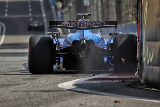 Alexander Albon (THA) Atlassian Williams Racing FW47.
19.09.2025. Formula 1 World Championship, Rd 17, Azerbaijan Grand Prix, Baku Street Circuit, Azerbaijan, Practice Day.
- www.xpbimages.com, EMail: requests@xpbimages.com © Copyright: Bearne / XPB Images