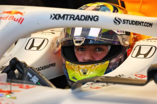 Isack Hadjar (FRA) Racing Bulls VCARB 02.
19.09.2025. Formula 1 World Championship, Rd 17, Azerbaijan Grand Prix, Baku Street Circuit, Azerbaijan, Practice Day.
- www.xpbimages.com, EMail: requests@xpbimages.com © Copyright: Batchelor / XPB Images