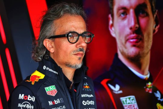 Laurent Mekies (FRA) Red Bull Racing Team Principal and CEO.
20.09.2025. Formula 1 World Championship, Rd 17, Azerbaijan Grand Prix, Baku Street Circuit, Azerbaijan, Qualifying Day.
- www.xpbimages.com, EMail: requests@xpbimages.com © Copyright: Batchelor / XPB Images