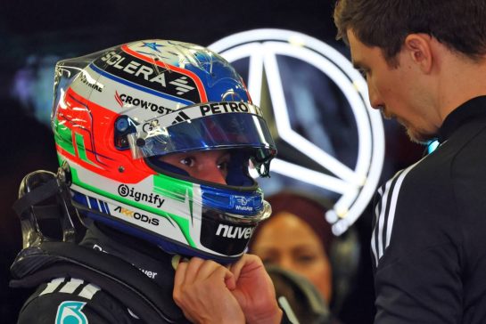 Andrea Kimi Antonelli (ITA) Mercedes AMG F1.
20.09.2025. Formula 1 World Championship, Rd 17, Azerbaijan Grand Prix, Baku Street Circuit, Azerbaijan, Qualifying Day.
- www.xpbimages.com, EMail: requests@xpbimages.com © Copyright: Batchelor / XPB Images