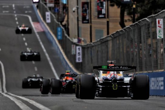 Isack Hadjar (FRA) Racing Bulls VCARB 02.
21.09.2025. Formula 1 World Championship, Rd 17, Azerbaijan Grand Prix, Baku Street Circuit, Azerbaijan, Race Day.
- www.xpbimages.com, EMail: requests@xpbimages.com © Copyright: Rew / XPB Images