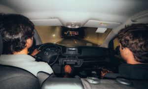 Sainz and Leclerc take the scenic route home… in a van!