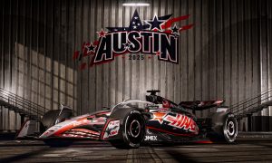 Haas tweaks VF-25 livery for US Grand Prix at COTA