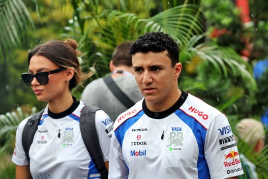 Isack Hadjar (FRA) Racing Bulls.
02.10.2025. Formula 1 World Championship, Rd 18, Singapore Grand Prix, Marina Bay Street Circuit, Singapore, Preparation Day.
- www.xpbimages.com, EMail: requests@xpbimages.com © Copyright: Bearne / XPB Images