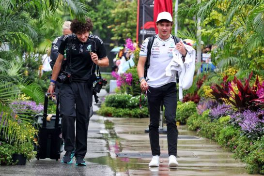 Andrea Kimi Antonelli (ITA) Mercedes AMG F1.
02.10.2025. Formula 1 World Championship, Rd 18, Singapore Grand Prix, Marina Bay Street Circuit, Singapore, Preparation Day.
- www.xpbimages.com, EMail: requests@xpbimages.com © Copyright: Bearne / XPB Images