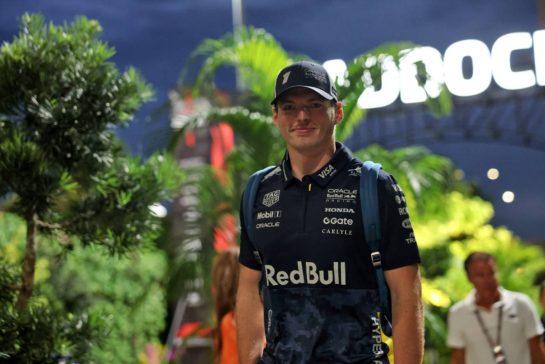 Max Verstappen (NLD) Red Bull Racing.
02.10.2025. Formula 1 World Championship, Rd 18, Singapore Grand Prix, Marina Bay Street Circuit, Singapore, Preparation Day.
- www.xpbimages.com, EMail: requests@xpbimages.com © Copyright: Bearne / XPB Images