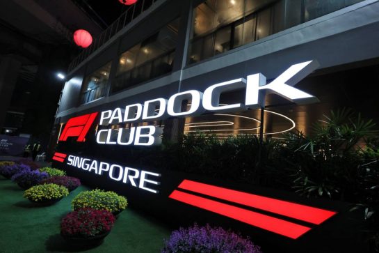 Paddock Club atmosphere.
02.10.2025. Formula 1 World Championship, Rd 18, Singapore Grand Prix, Marina Bay Street Circuit, Singapore, Preparation Day.
- www.xpbimages.com, EMail: requests@xpbimages.com © Copyright: Moy / XPB Images