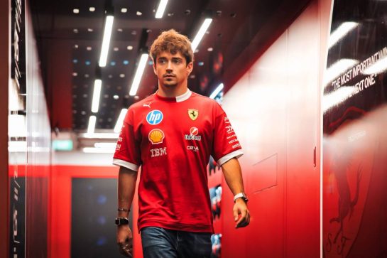 Charles Leclerc (MON) Ferrari.
02.10.2025. Formula 1 World Championship, Rd 18, Singapore Grand Prix, Marina Bay Street Circuit, Singapore, Preparation Day.
- www.xpbimages.com, EMail: requests@xpbimages.com © Copyright: Bearne / XPB Images