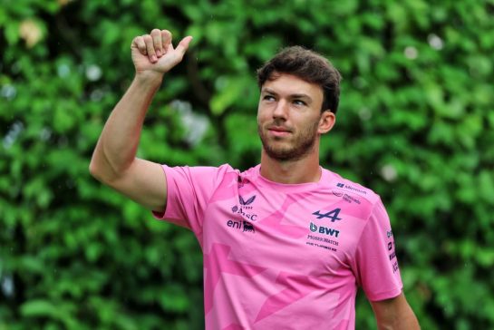 Pierre Gasly (FRA) Alpine F1 Team.
03.10.2025. Formula 1 World Championship, Rd 18, Singapore Grand Prix, Marina Bay Street Circuit, Singapore, Practice Day.
- www.xpbimages.com, EMail: requests@xpbimages.com © Copyright: Rew / XPB Images
