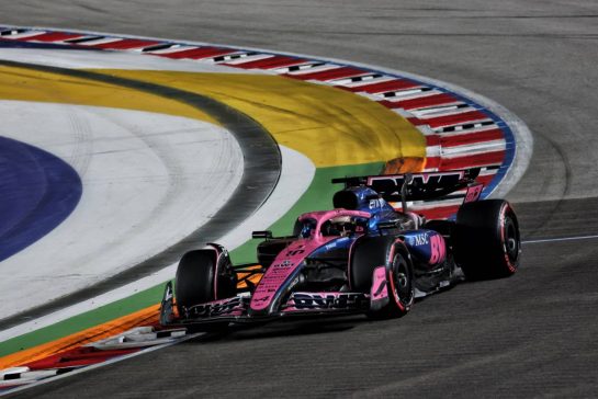 Pierre Gasly (FRA) Alpine F1 Team A525.
03.10.2025. Formula 1 World Championship, Rd 18, Singapore Grand Prix, Marina Bay Street Circuit, Singapore, Practice Day.
- www.xpbimages.com, EMail: requests@xpbimages.com © Copyright: Moy / XPB Images