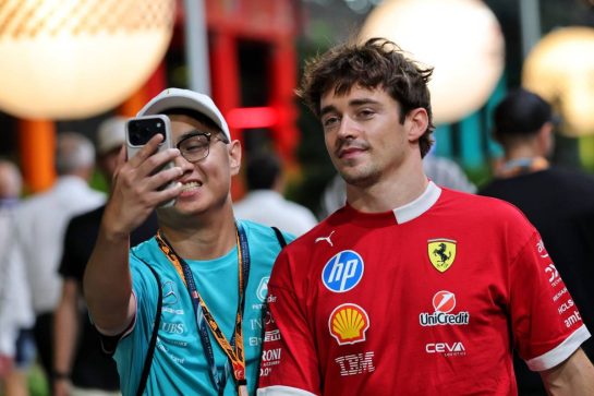Charles Leclerc (MON) Ferrari.
03.10.2025. Formula 1 World Championship, Rd 18, Singapore Grand Prix, Marina Bay Street Circuit, Singapore, Practice Day.
- www.xpbimages.com, EMail: requests@xpbimages.com © Copyright: Moy / XPB Images