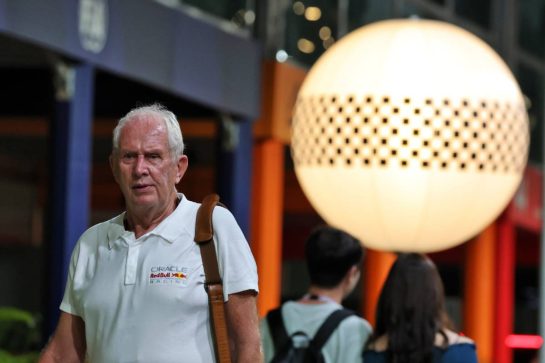 Dr Helmut Marko (AUT) Red Bull Motorsport Consultant.
03.10.2025. Formula 1 World Championship, Rd 18, Singapore Grand Prix, Marina Bay Street Circuit, Singapore, Practice Day.
- www.xpbimages.com, EMail: requests@xpbimages.com © Copyright: Moy / XPB Images