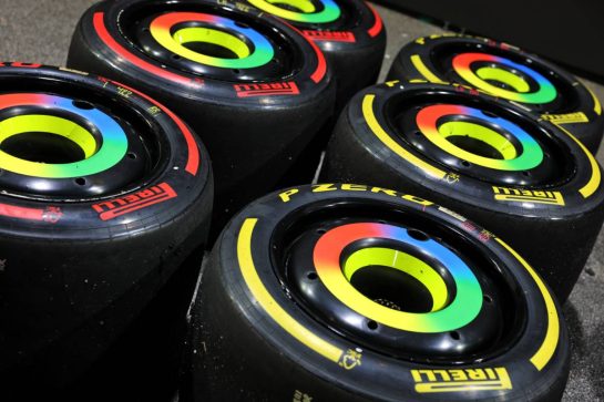 McLaren - Pirelli tyres.
03.10.2025. Formula 1 World Championship, Rd 18, Singapore Grand Prix, Marina Bay Street Circuit, Singapore, Practice Day.
- www.xpbimages.com, EMail: requests@xpbimages.com © Copyright: Moy / XPB Images