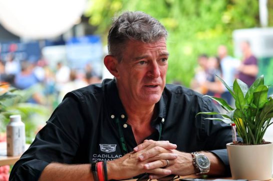 Graeme Lowdon (GBR) Cadillac Formula 1 Team, Team Principal.
04.10.2025. Formula 1 World Championship, Rd 18, Singapore Grand Prix, Marina Bay Street Circuit, Singapore, Qualifying Day.
- www.xpbimages.com, EMail: requests@xpbimages.com © Copyright: Batchelor / XPB Images