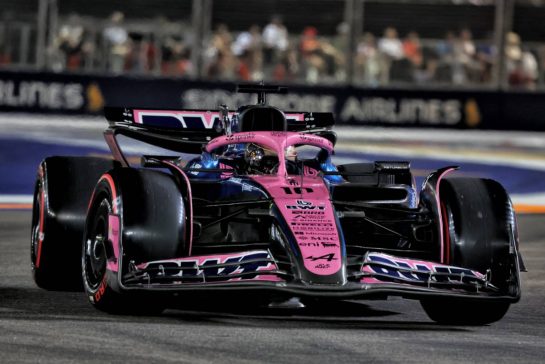 Pierre Gasly (FRA) Alpine F1 Team A525.
04.10.2025. Formula 1 World Championship, Rd 18, Singapore Grand Prix, Marina Bay Street Circuit, Singapore, Qualifying Day.
- www.xpbimages.com, EMail: requests@xpbimages.com © Copyright: Rew / XPB Images