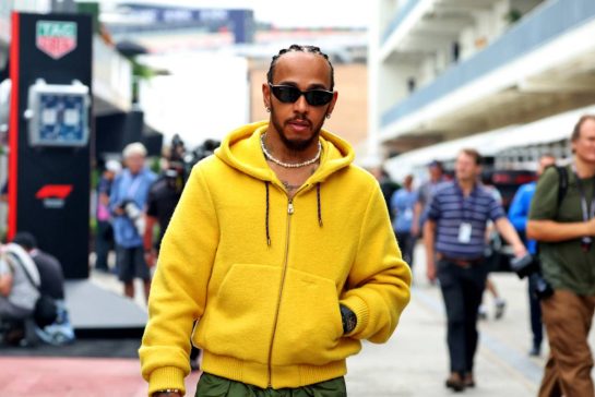 Lewis Hamilton (GBR) Ferrari.
16.10.2025. Formula 1 World Championship, Rd 19, United States Grand Prix, Austin, Texas, USA, Preparation Day.
- www.xpbimages.com, EMail: requests@xpbimages.com © Copyright: Bearne / XPB Images