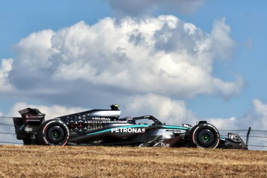 Andrea Kimi Antonelli (ITA) Mercedes AMG F1 W16.
17.10.2025. Formula 1 World Championship, Rd 19, United States Grand Prix, Austin, Texas, USA, Sprint Qualifying Day
- www.xpbimages.com, EMail: requests@xpbimages.com © Copyright: Bearne / XPB Images