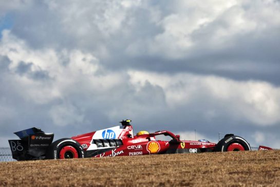 Lewis Hamilton (GBR) Ferrari SF-25.
17.10.2025. Formula 1 World Championship, Rd 19, United States Grand Prix, Austin, Texas, USA, Sprint Qualifying Day
- www.xpbimages.com, EMail: requests@xpbimages.com © Copyright: Bearne / XPB Images