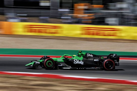 Gabriel Bortoleto (BRA) Sauber C45.
17.10.2025. Formula 1 World Championship, Rd 19, United States Grand Prix, Austin, Texas, USA, Sprint Qualifying Day
- www.xpbimages.com, EMail: requests@xpbimages.com © Copyright: Rew / XPB Images