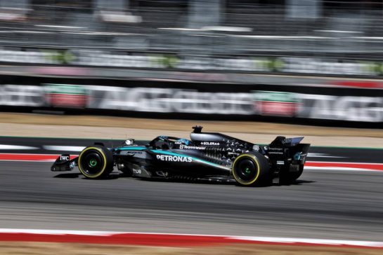 George Russell (GBR) Mercedes AMG F1 W16.
17.10.2025. Formula 1 World Championship, Rd 19, United States Grand Prix, Austin, Texas, USA, Sprint Qualifying Day
- www.xpbimages.com, EMail: requests@xpbimages.com © Copyright: Rew / XPB Images