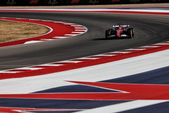 Charles Leclerc (MON) Ferrari SF-25.
17.10.2025. Formula 1 World Championship, Rd 19, United States Grand Prix, Austin, Texas, USA, Sprint Qualifying Day
- www.xpbimages.com, EMail: requests@xpbimages.com © Copyright: Rew / XPB Images