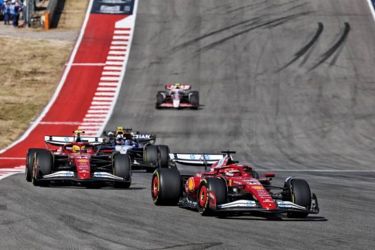 Charles Leclerc (MON) Ferrari SF-25.
18.10.2025. Formula 1 World Championship, Rd 19, United States Grand Prix, Austin, Texas, USA, Sprint and Qualifying Day.
- www.xpbimages.com, EMail: requests@xpbimages.com © Copyright: Moy / XPB Images