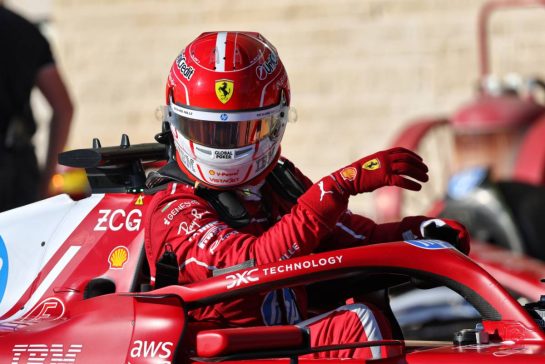 Charles Leclerc (MON) Ferrari SF-25 in parc ferme.
18.10.2025. Formula 1 World Championship, Rd 19, United States Grand Prix, Austin, Texas, USA, Sprint and Qualifying Day.
- www.xpbimages.com, EMail: requests@xpbimages.com © Copyright: Batchelor / XPB Images