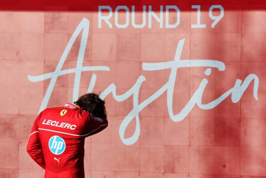 Charles Leclerc (MON) Ferrari in qualifying parc ferme.
18.10.2025. Formula 1 World Championship, Rd 19, United States Grand Prix, Austin, Texas, USA, Sprint and Qualifying Day.
- www.xpbimages.com, EMail: requests@xpbimages.com © Copyright: Coates / XPB Images