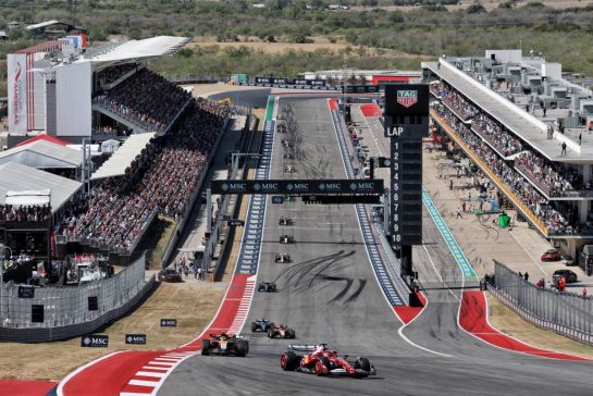Charles Leclerc (MON) Ferrari SF-25.
19.10.2025. Formula 1 World Championship, Rd 19, United States Grand Prix, Austin, Texas, USA, Race Day.
- www.xpbimages.com, EMail: requests@xpbimages.com © Copyright: Moy / XPB Images