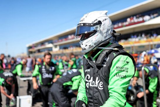 Nico Hulkenberg (GER) Sauber C45 on the grid.
19.10.2025. Formula 1 World Championship, Rd 19, United States Grand Prix, Austin, Texas, USA, Race Day.
- www.xpbimages.com, EMail: requests@xpbimages.com © Copyright: Bearne / XPB Images