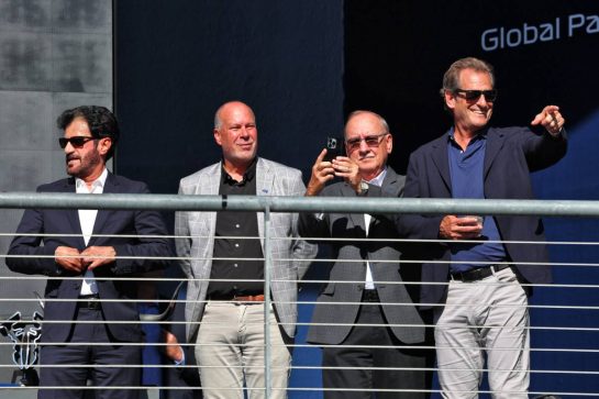 Mohammed Bin Sulayem (UAE) FIA President (Left).
19.10.2025. Formula 1 World Championship, Rd 19, United States Grand Prix, Austin, Texas, USA, Race Day.
- www.xpbimages.com, EMail: requests@xpbimages.com © Copyright: Batchelor / XPB Images