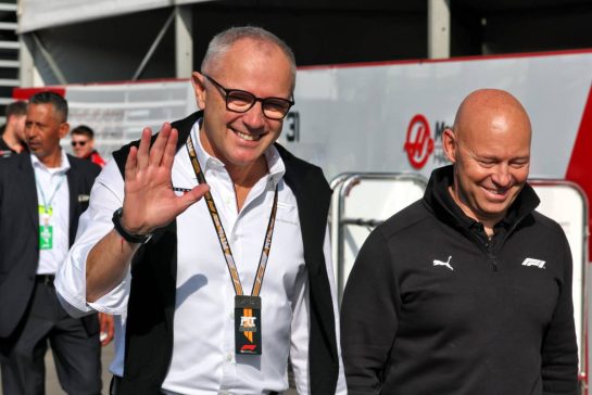 Stefano Domenicali (ITA) Formula One President and CEO.
24.10.2025. Formula 1 World Championship, Rd 20, Mexican Grand Prix, Mexico City, Mexico, Practice Day.
- www.xpbimages.com, EMail: requests@xpbimages.com © Copyright: Moy / XPB Images