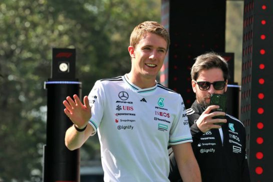 Frederik Vesti (DEN) Mercedes AMG F1 Reserve Driver.
24.10.2025. Formula 1 World Championship, Rd 20, Mexican Grand Prix, Mexico City, Mexico, Practice Day.
- www.xpbimages.com, EMail: requests@xpbimages.com © Copyright: Moy / XPB Images