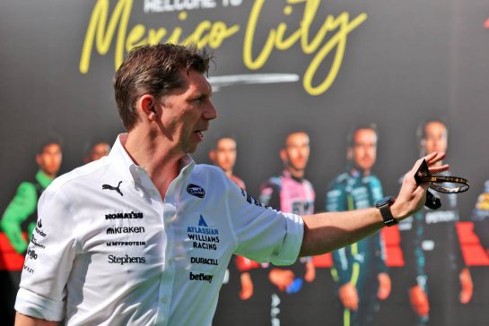 James Vowles (GBR) Atlassian Williams Racing Team Principal.
24.10.2025. Formula 1 World Championship, Rd 20, Mexican Grand Prix, Mexico City, Mexico, Practice Day.
- www.xpbimages.com, EMail: requests@xpbimages.com © Copyright: Batchelor / XPB Images