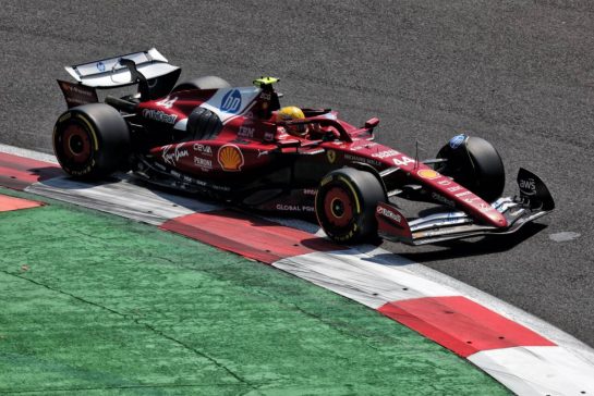 Lewis Hamilton (GBR) Ferrari SF-25.
25.10.2025. Formula 1 World Championship, Rd 20, Mexican Grand Prix, Mexico City, Mexico, Qualifying Day.
- www.xpbimages.com, EMail: requests@xpbimages.com © Copyright: Bearne / XPB Images