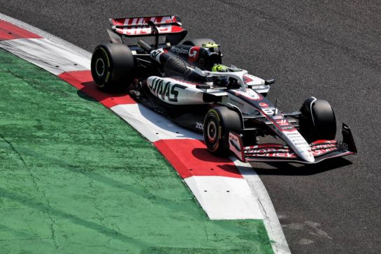 Oliver Bearman (GBR) Haas VF-25.
25.10.2025. Formula 1 World Championship, Rd 20, Mexican Grand Prix, Mexico City, Mexico, Qualifying Day.
- www.xpbimages.com, EMail: requests@xpbimages.com © Copyright: Bearne / XPB Images