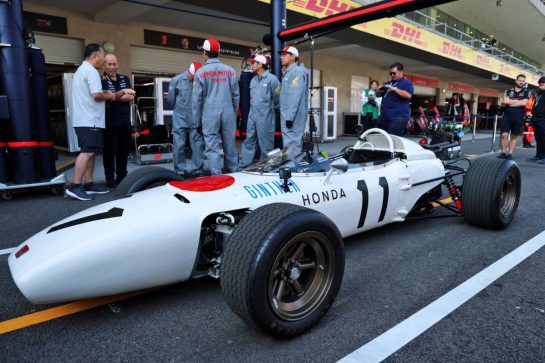 The 1965 Honda RA272 F1 car.
26.10.2025. Formula 1 World Championship, Rd 20, Mexican Grand Prix, Mexico City, Mexico, Race Day.
- www.xpbimages.com, EMail: requests@xpbimages.com © Copyright: Batchelor / XPB Images