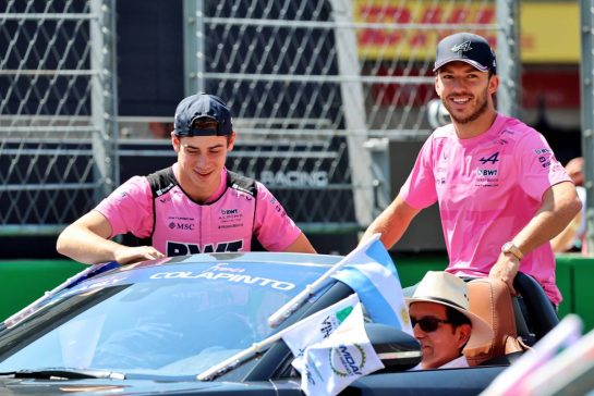 (L to R): Franco Colapinto (ARG) Alpine F1 Team and Pierre Gasly (FRA) Alpine F1 Team on the drivers' parade.
26.10.2025. Formula 1 World Championship, Rd 20, Mexican Grand Prix, Mexico City, Mexico, Race Day.
- www.xpbimages.com, EMail: requests@xpbimages.com © Copyright: Batchelor / XPB Images