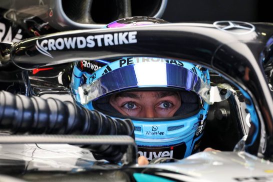George Russell (GBR) Mercedes AMG F1 W16.
26.10.2025. Formula 1 World Championship, Rd 20, Mexican Grand Prix, Mexico City, Mexico, Race Day.
- www.xpbimages.com, EMail: requests@xpbimages.com © Copyright: Moy / XPB Images