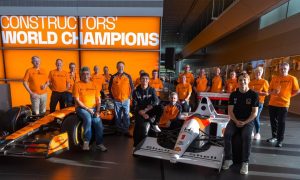 Lost legend not forgotten in McLaren’s heartfelt title toast at Woking