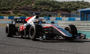 Daring Rovanpera swaps slides for speed in first F2 run