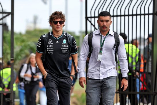 Andrea Kimi Antonelli (ITA) Mercedes AMG F1.
06.11.2025. Formula 1 World Championship, Rd 21, Brazilian Grand Prix, Sao Paulo, Brazil, Preparation Day.
- www.xpbimages.com, EMail: requests@xpbimages.com © Copyright: Rew / XPB Images