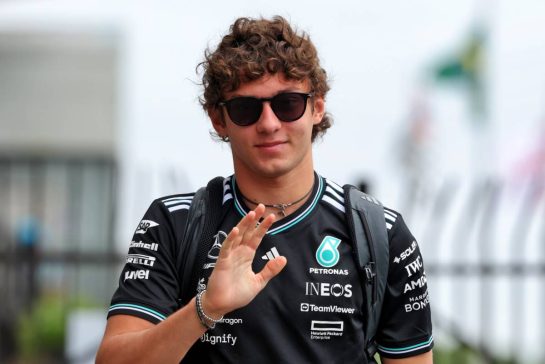 Andrea Kimi Antonelli (ITA) Mercedes AMG F1.
06.11.2025. Formula 1 World Championship, Rd 21, Brazilian Grand Prix, Sao Paulo, Brazil, Preparation Day.
- www.xpbimages.com, EMail: requests@xpbimages.com © Copyright: Rew / XPB Images