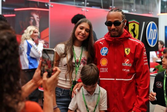 Lewis Hamilton (GBR) Ferrari.
06.11.2025. Formula 1 World Championship, Rd 21, Brazilian Grand Prix, Sao Paulo, Brazil, Preparation Day.
- www.xpbimages.com, EMail: requests@xpbimages.com © Copyright: Rew / XPB Images
