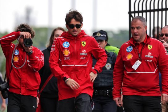 Charles Leclerc (MON) Ferrari.
07.11.2025. Formula 1 World Championship, Rd 21, Brazilian Grand Prix, Sao Paulo, Brazil, Sprint Qualifying Day.
- www.xpbimages.com, EMail: requests@xpbimages.com © Copyright: Rew / XPB Images