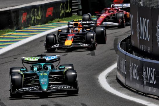 Lance Stroll (CDN) Aston Martin F1 Team AMR25.
07.11.2025. Formula 1 World Championship, Rd 21, Brazilian Grand Prix, Sao Paulo, Brazil, Sprint Qualifying Day.
- www.xpbimages.com, EMail: requests@xpbimages.com © Copyright: Batchelor / XPB Images